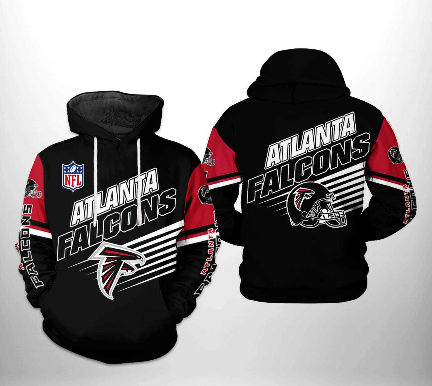 Atlanta Falcons Team 3D All Over Print Hoodie & Zip Hoodie