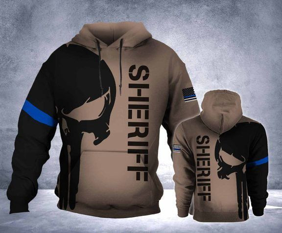 Sheriff 3D All Over Print Hoodie & Zip Hoodie