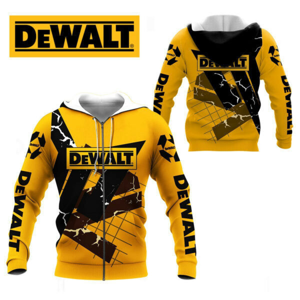 Dewalt Racing Team 7k702 Zip Hoodie Hoodie Ii0 575