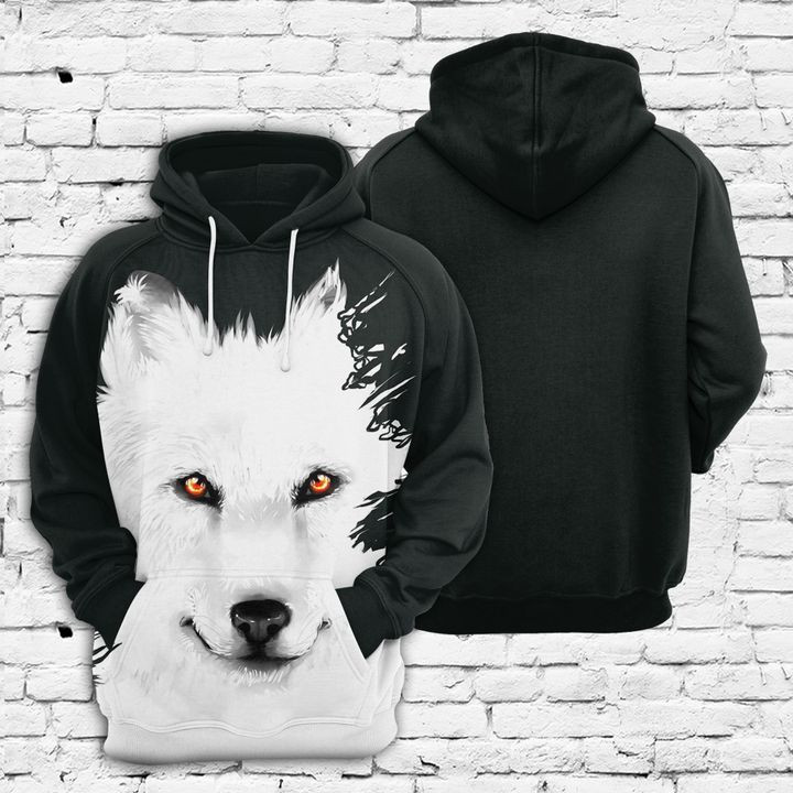 Ghost Wolf 3D All Over Print Hoodie & Zip Hoodie