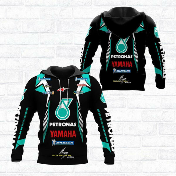 Yamaha Racing Shirt 572, 3d Hoodie Zip Hoodie 2430