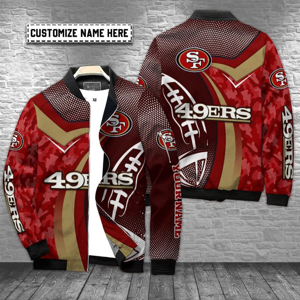 San Francisco 49ers Personalized Bomber Jacket BG717