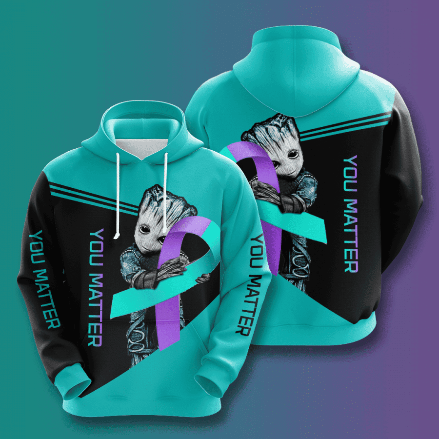 Suicide Prevention Awareness 3D All Over Print Hoodie & Zip Hoodie
