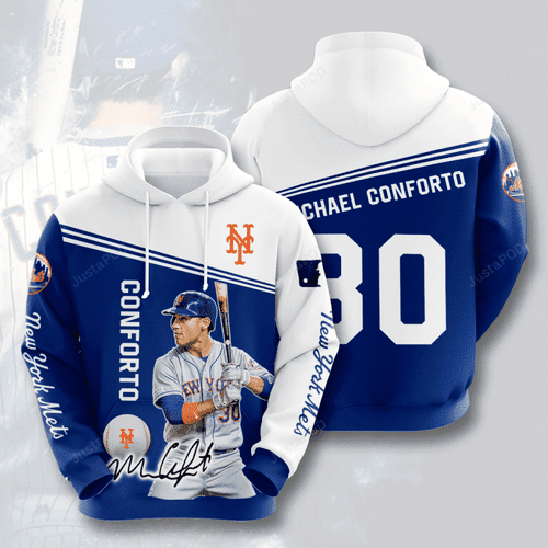 NEW YORK METS Michael Conforto 3D All Over Print Hoodie & Zip Hoodie