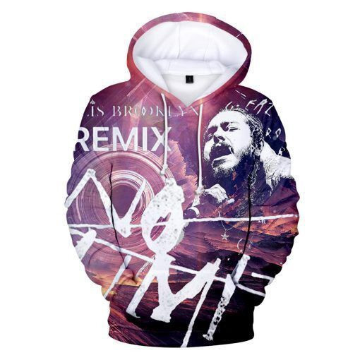 Singer Post Malone 3D All Over Print Hoodie & Zip Hoodie