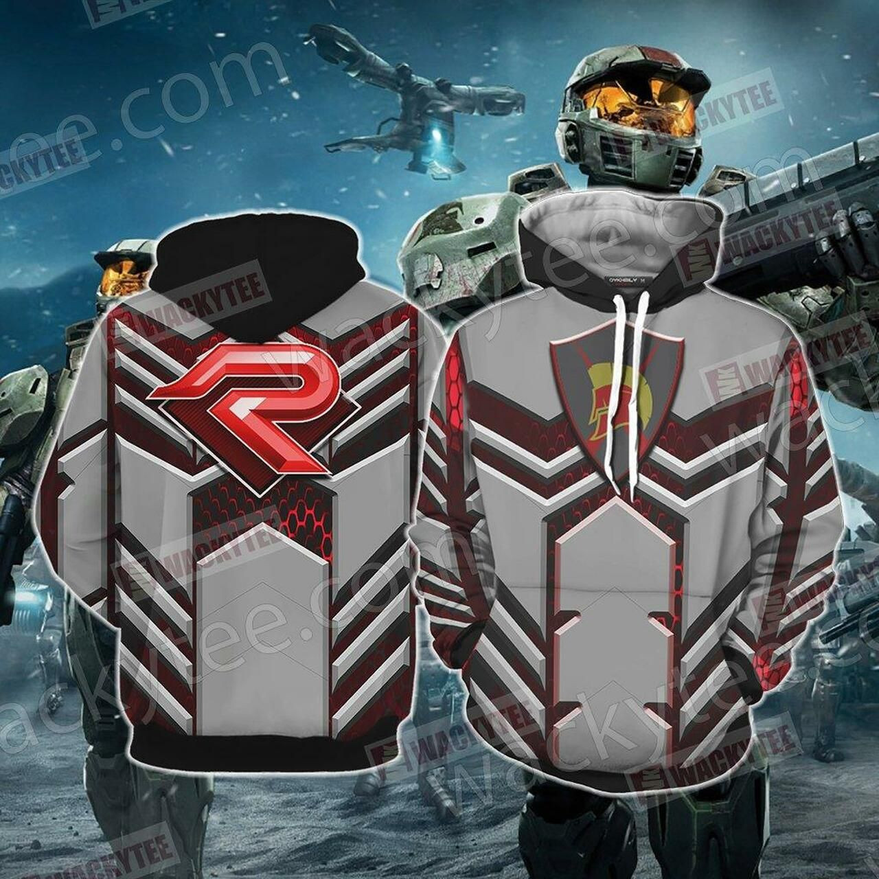 Halo - Red Team Unisex 3D All Over Print Hoodie & Zip Hoodie
