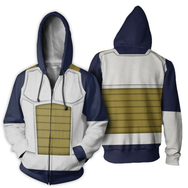 Prince Vegeta Uniform Dragon Ball Z Anime 1k263 Cartoon Graphic Outfits Aop 3d Hoodie, Zip Hoodie 2272