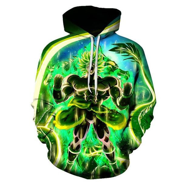 Dragon Ball Green Gift Over Print 3d Hoodie Zip Hoodie