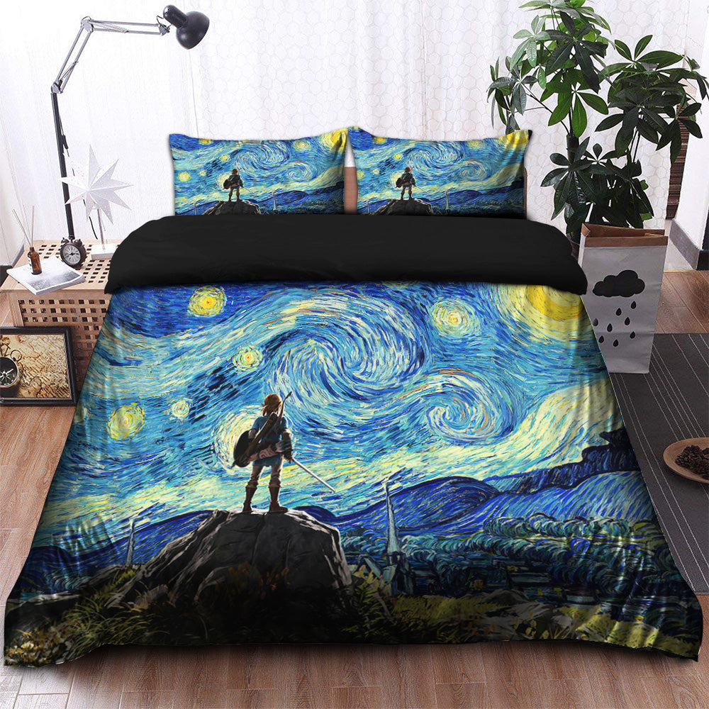The Legend Of Zelda Bedding Set Starry Night The Legend Of Zelda Duvet Covers