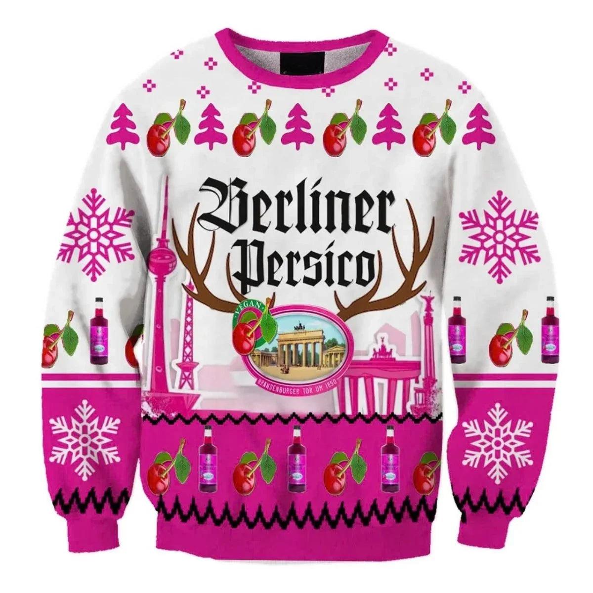 Berliner Persico Christmas Reindeer Ugly Christmas Sweater