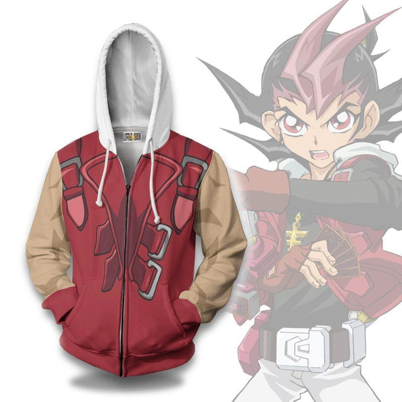 Yuma Tsukumo Cosplay Costume Yu-Gi-Oh! ZEXAL 3D All Over Print Hoodie & Zip Hoodie