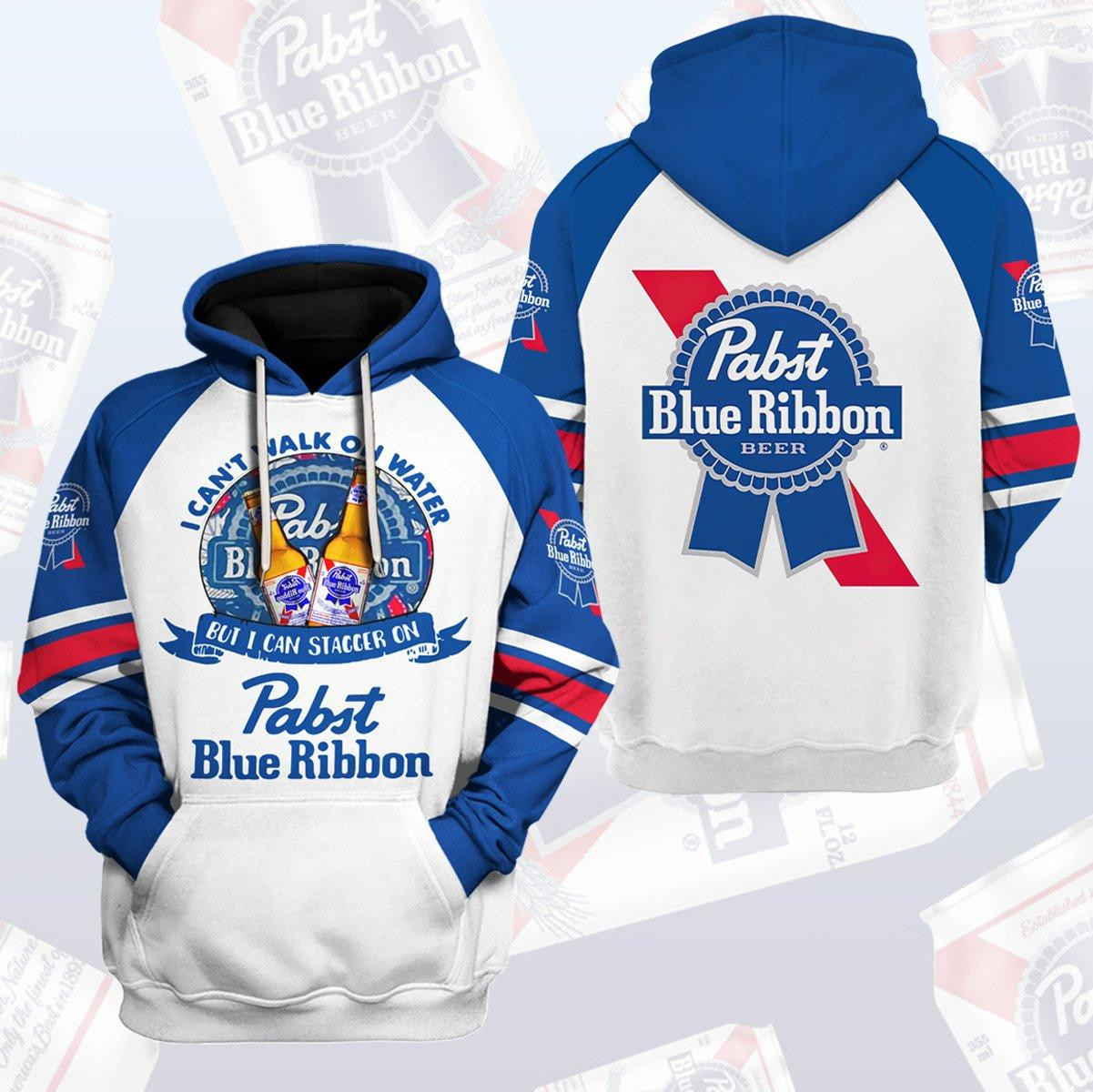 Pabst Blue Ribbon Beer Trending 3d Hoodie 536