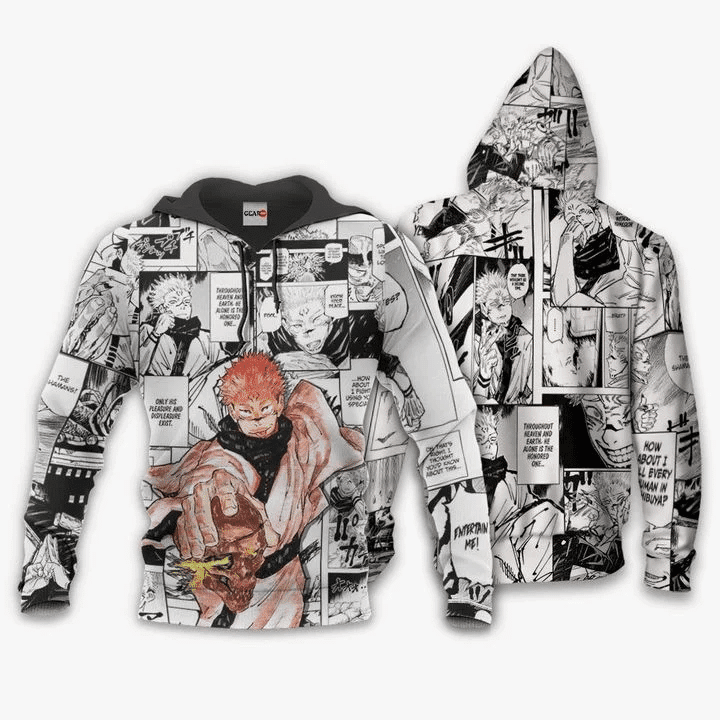 Ryomen Sukuna Jujutsu Kaisen 3d Hoodie Zip Hoodie
