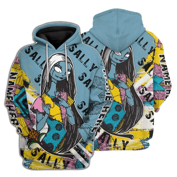 Personalized Sally The Nightmare Befor Christmas Gift For Fan 3d All Over Print Hoodie