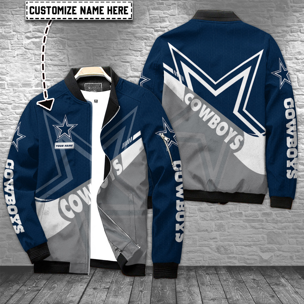 Cowboys Personalized Bomber Jacket BG838