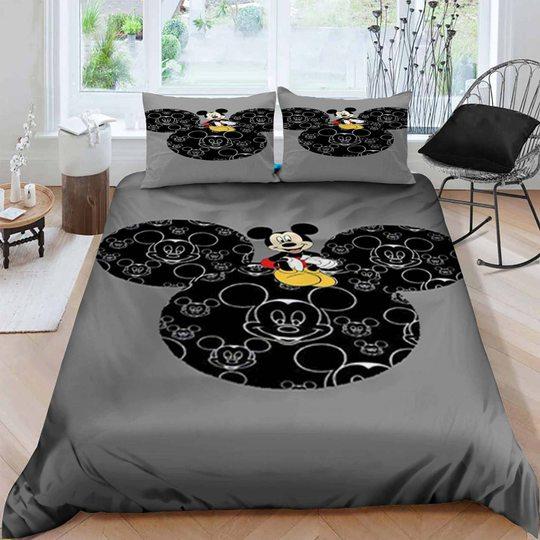 MM Bedding Set DN MM Graphic Mouse Head Duvet Covers