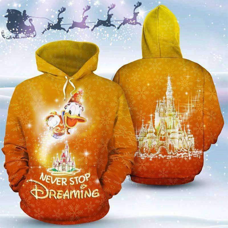 Donald Never Stop Dreaming 3D All Over Print Hoodie & Zip Hoodie