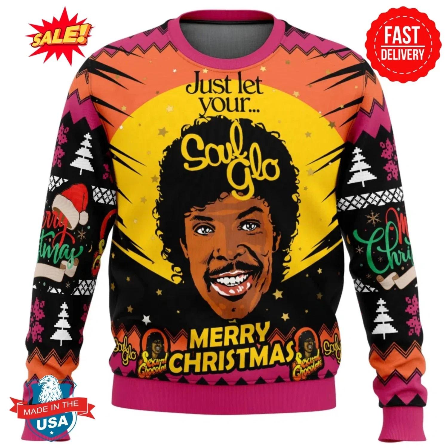 Darry Jenks Coming to America Ugly Christmas Sweater