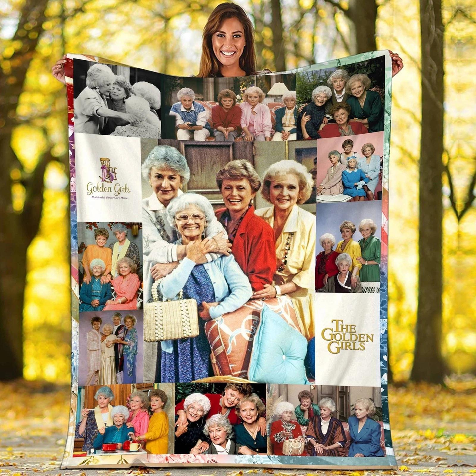 The Golden Girl Blanket The Golden Girls Blanket Golden Girls Fleece Sherpa Blanket