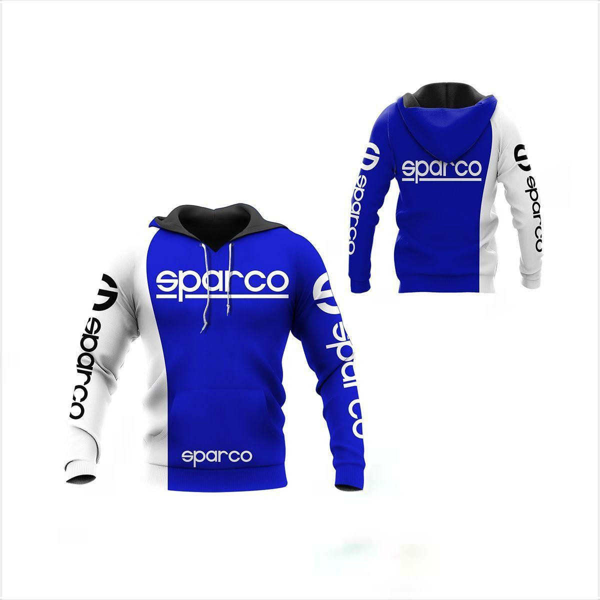 Sparco Shirt 92, 3d Hoodie Zip Hoodie