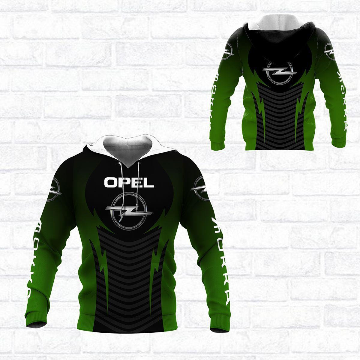 Opel Mokka Shirt 1023, 3d Hoodie Zip Hoodie
