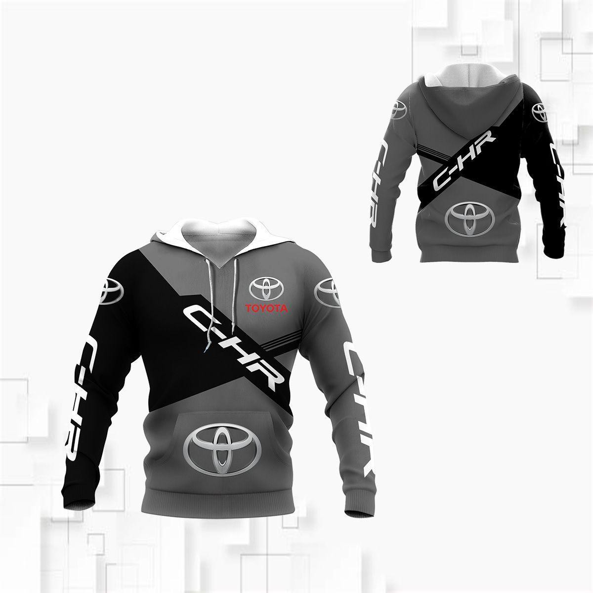 Toyota C-hr Shirt 74, 3d Hoodie Zip Hoodie
