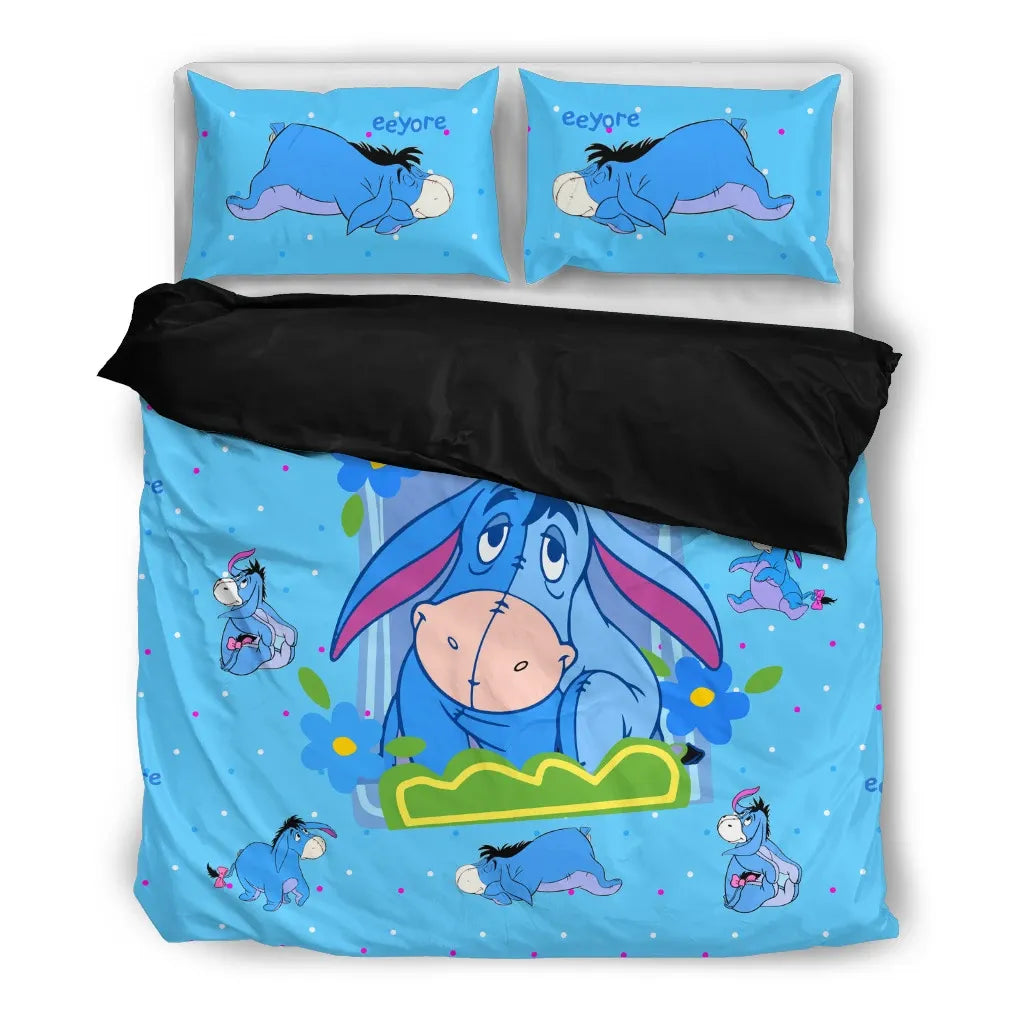 WTP Bedding Set DN Eeyore Poses Pattern Duvet Covers