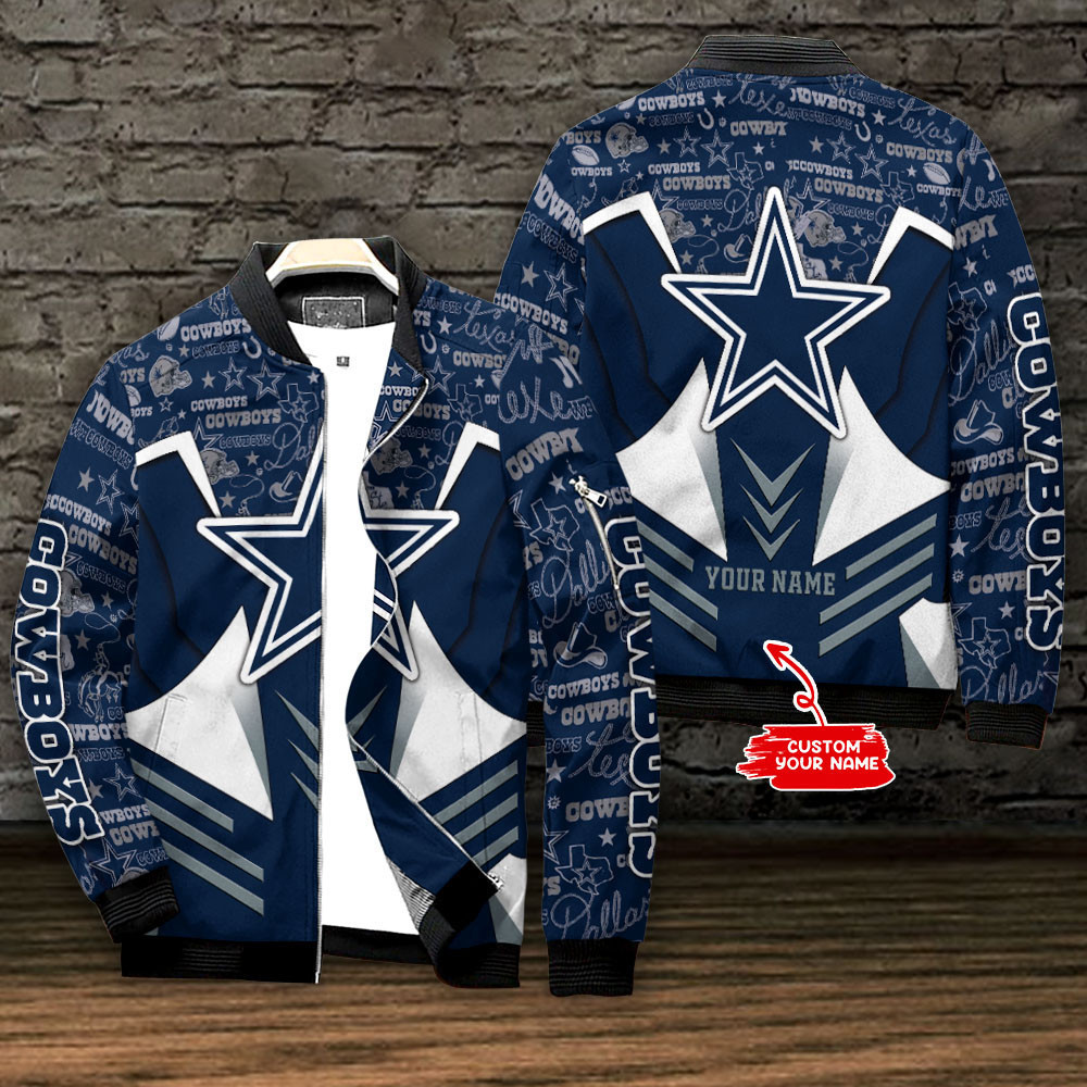 Cowboys Personalized Bomber Jacket BG594