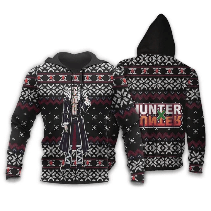 Chrollo Lucilfer Ugly Christmas Hunter X Hunter  3d Hoodie Zip Hoodie