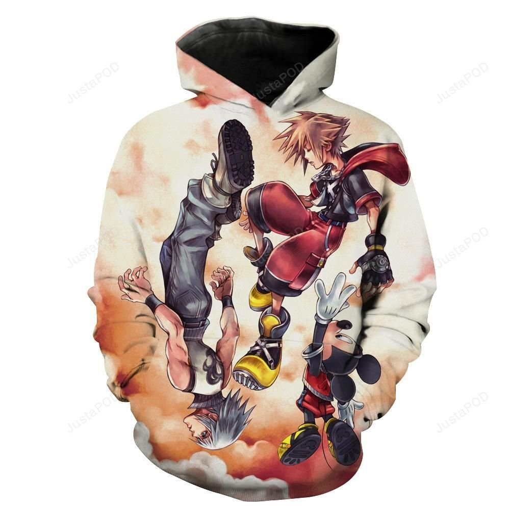 Sora and Riku 3D All Over Print Hoodie & Zip Hoodie