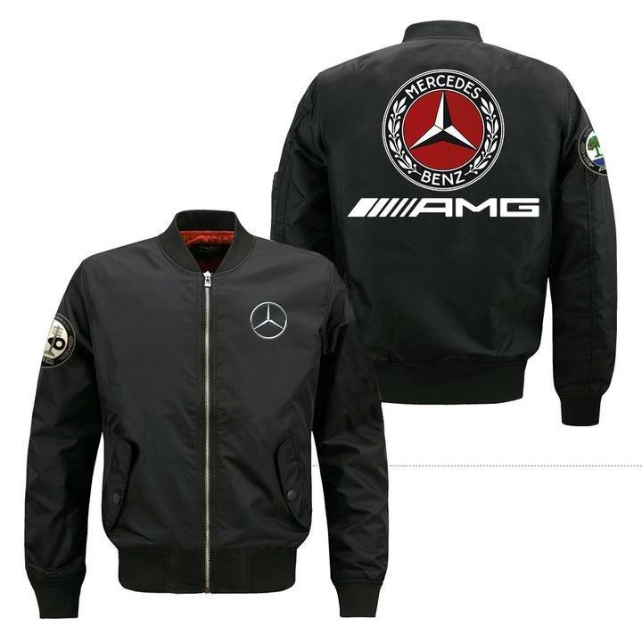 Mercedes Benz Amg Black Bomber Jacket