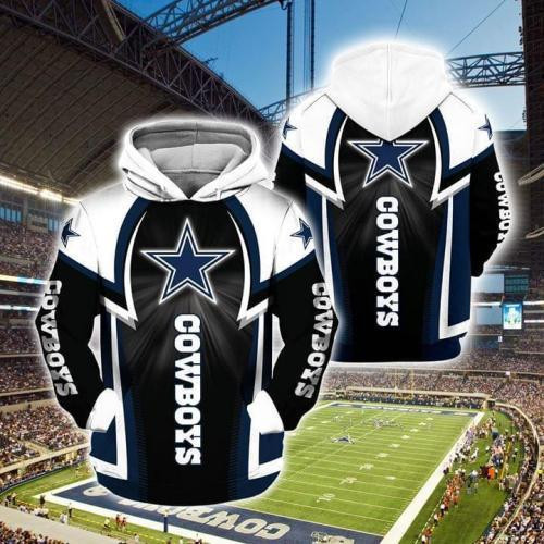 Cowboys 3D All Over Print Hoodie & Zip Hoodie