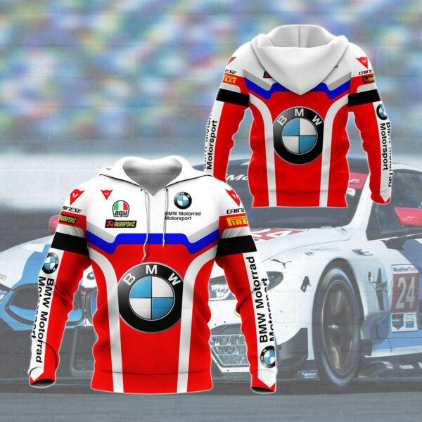 Bmw Racing Shirt 633, 3d Hoodie Zip Hoodie 259