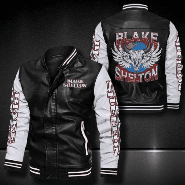 Blake Shelton Friends And Heroes 2021 Music Thank You For The Memories 5k604 Gifts Lover Leather Bomber Jacket 60