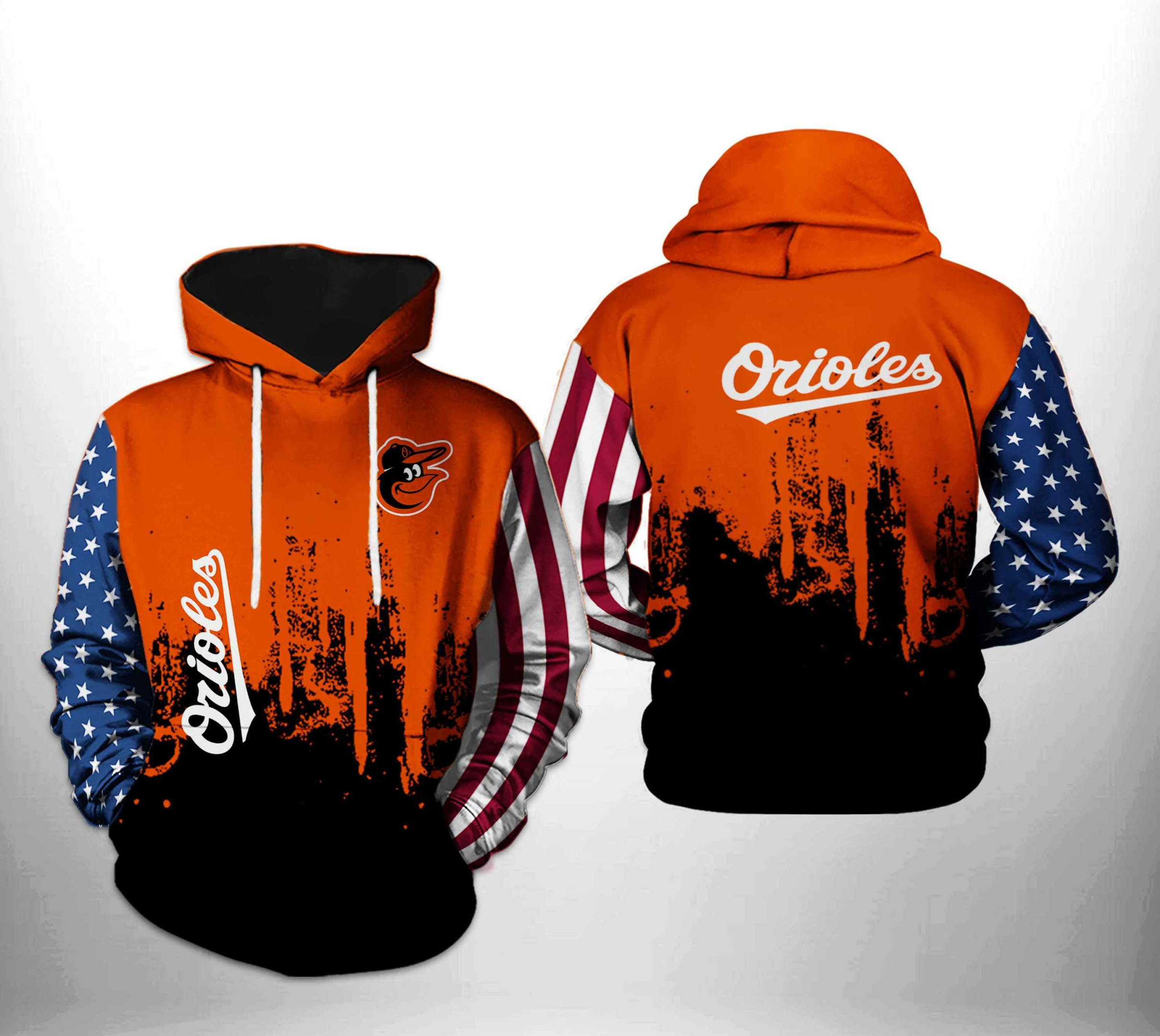 Baltimore Orioles MLB Team US 3D All Over Print Hoodie & Zip Hoodie