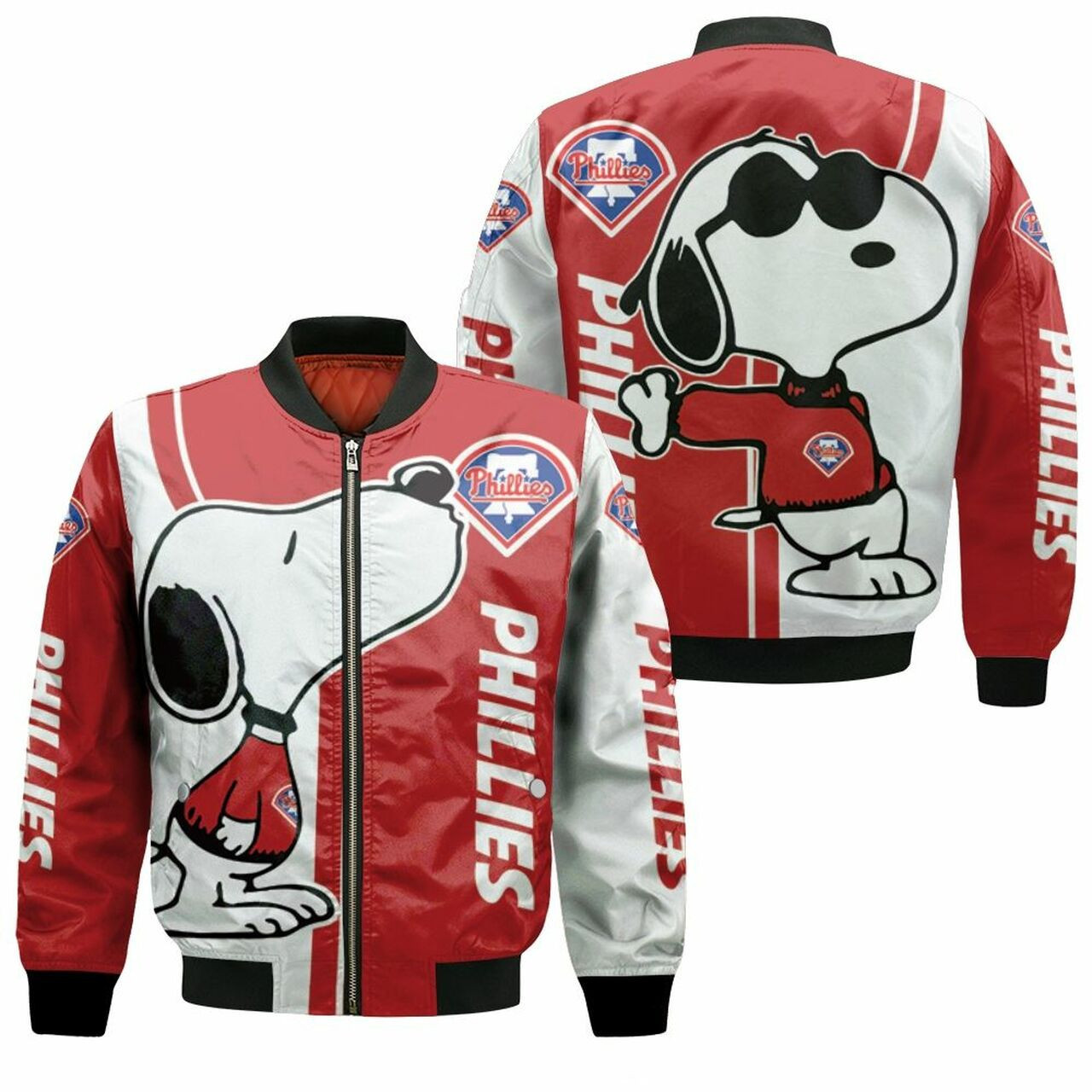 Philadelphia Phillies Snoopy Bomber Jacket