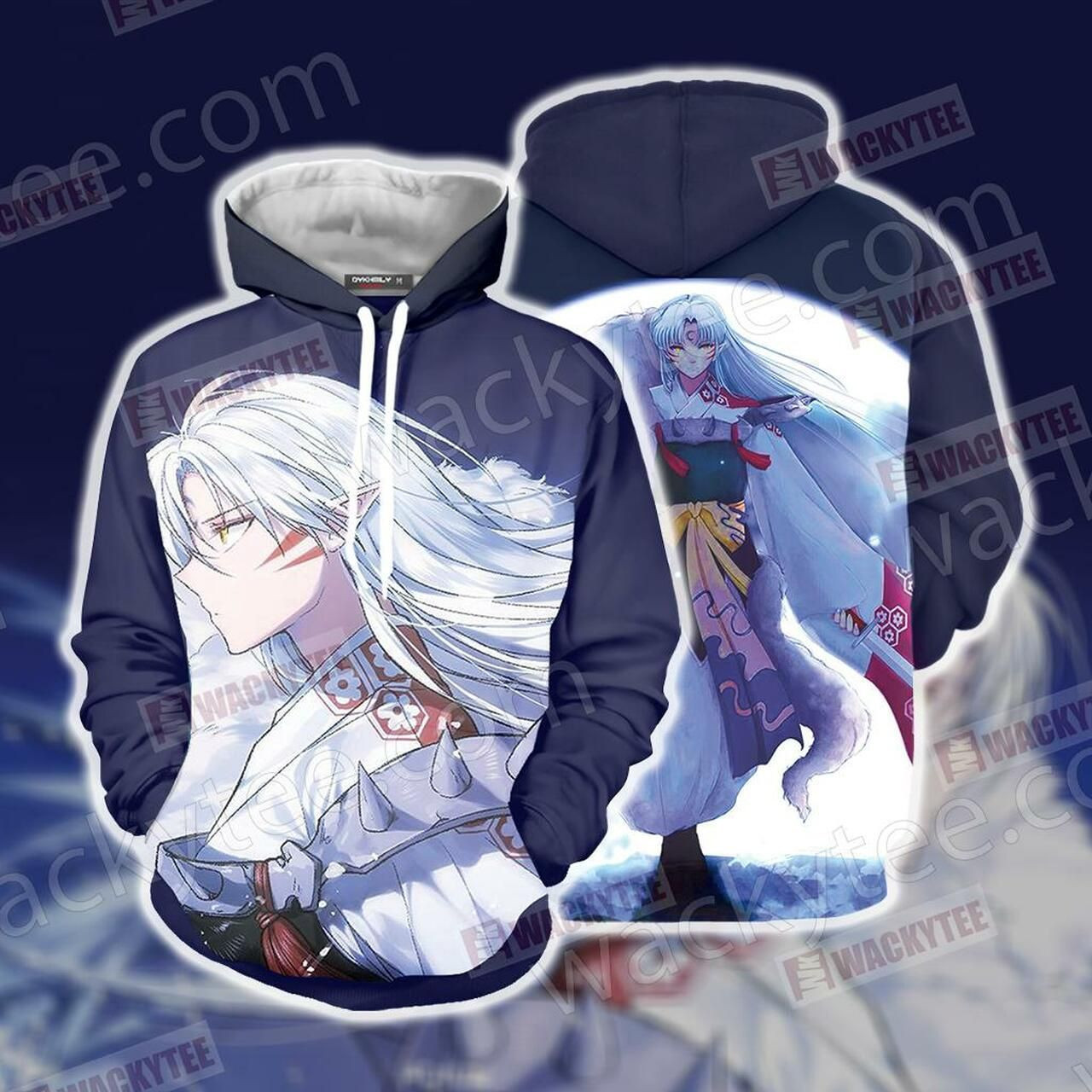 Inuyasha Sesshomaru 3D All Over Print Hoodie & Zip Hoodie