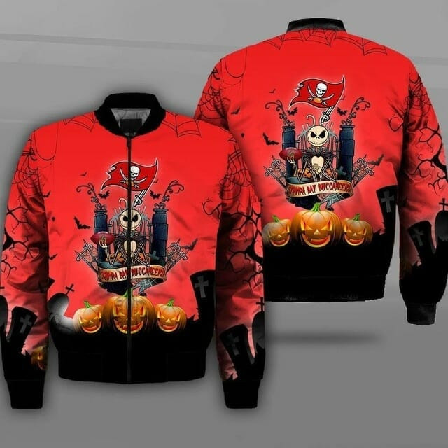 Tampa Bay Buccaneers Jack Skellington Bomber Jacket