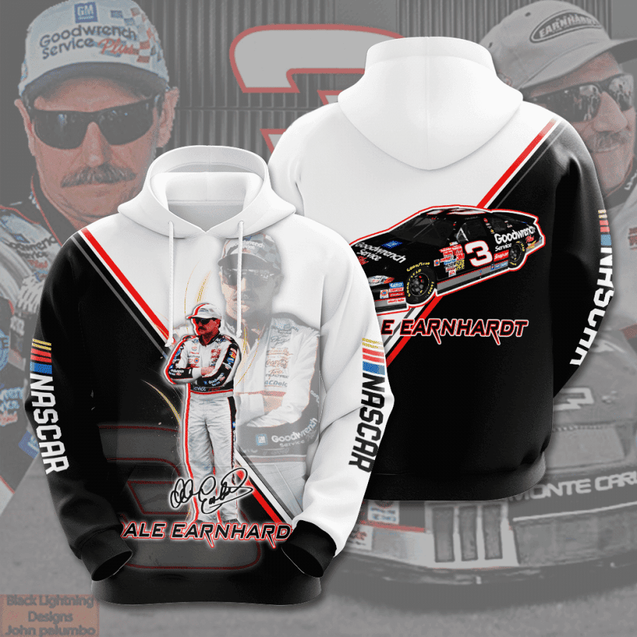 Dale Earnhardt 3D All Over Print Hoodie & Zip Hoodie