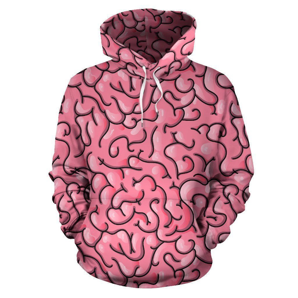 Zombie Brain Halloween 3D All Over Print Hoodie & Zip Hoodie