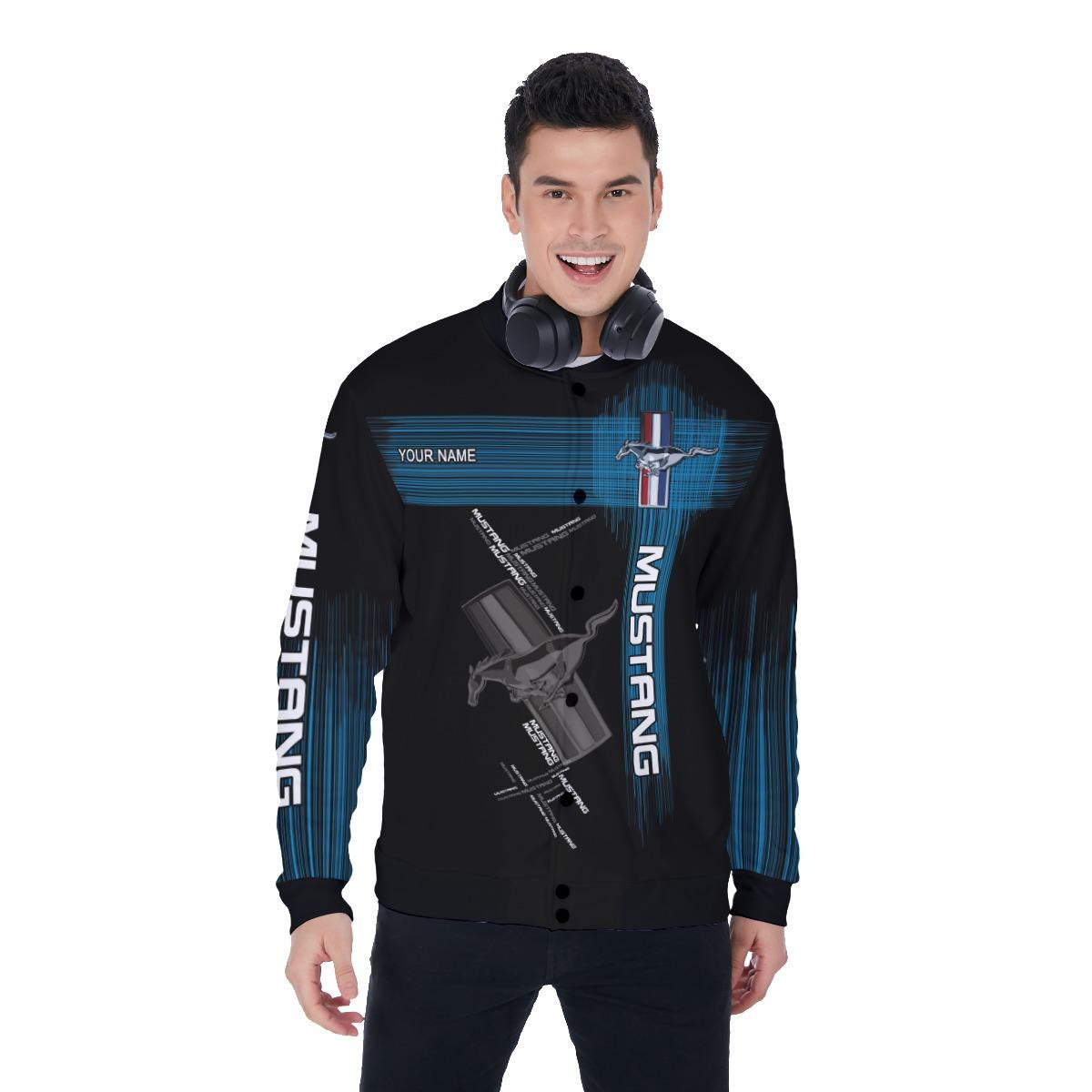 Ford Mustang Apparel, Ford Mustang Custom Baseball Jacket 28