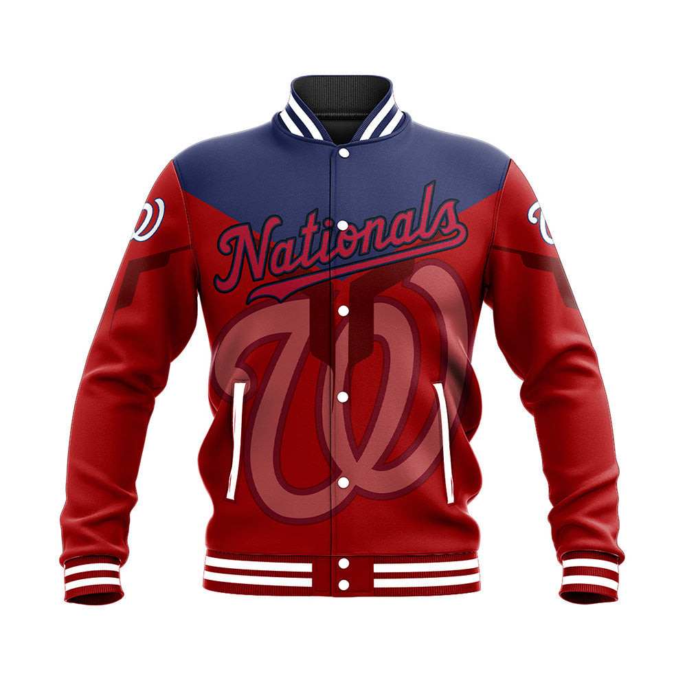Washington Nationals Drinking Style Baseball Jacket