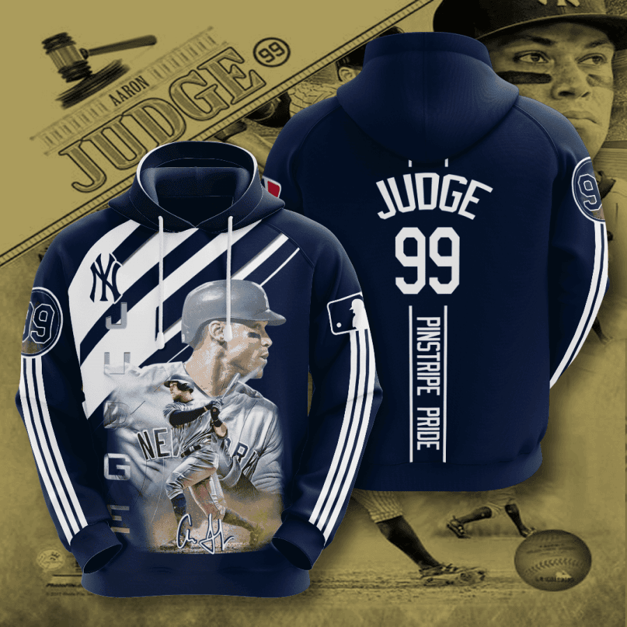 Aaron Judge New York Yankees 3D All Over Print Hoodie & Zip Hoodie