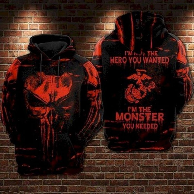 Skull Style Special All Over Printing 3d Hoodie