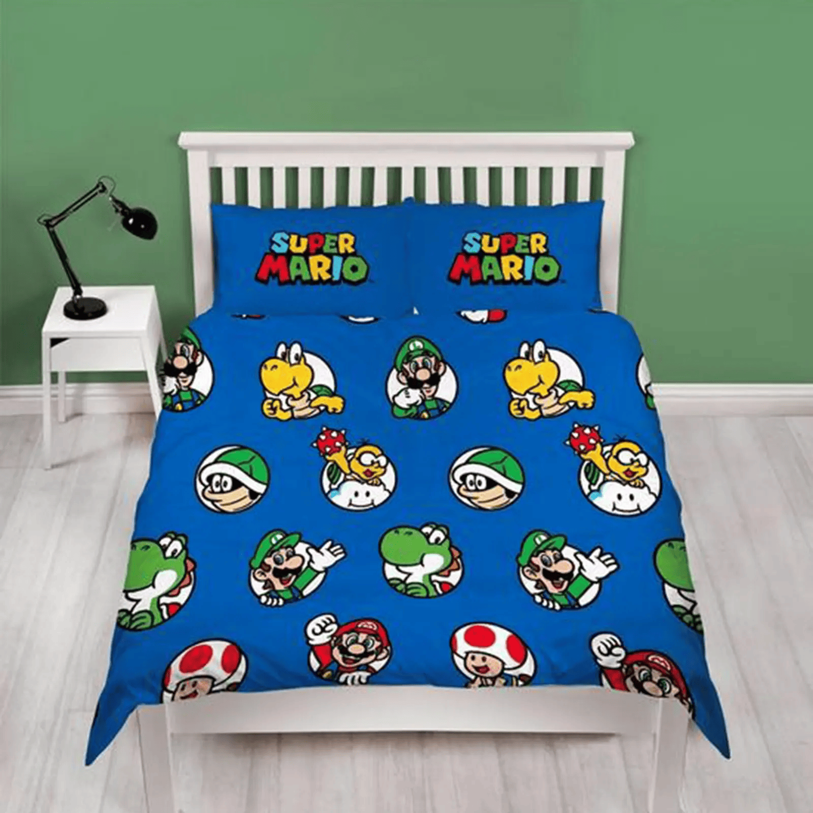 Mario Bedding Set Super Mario Luigi Yoshi Koopa Troopa Pattern Duvet Covers