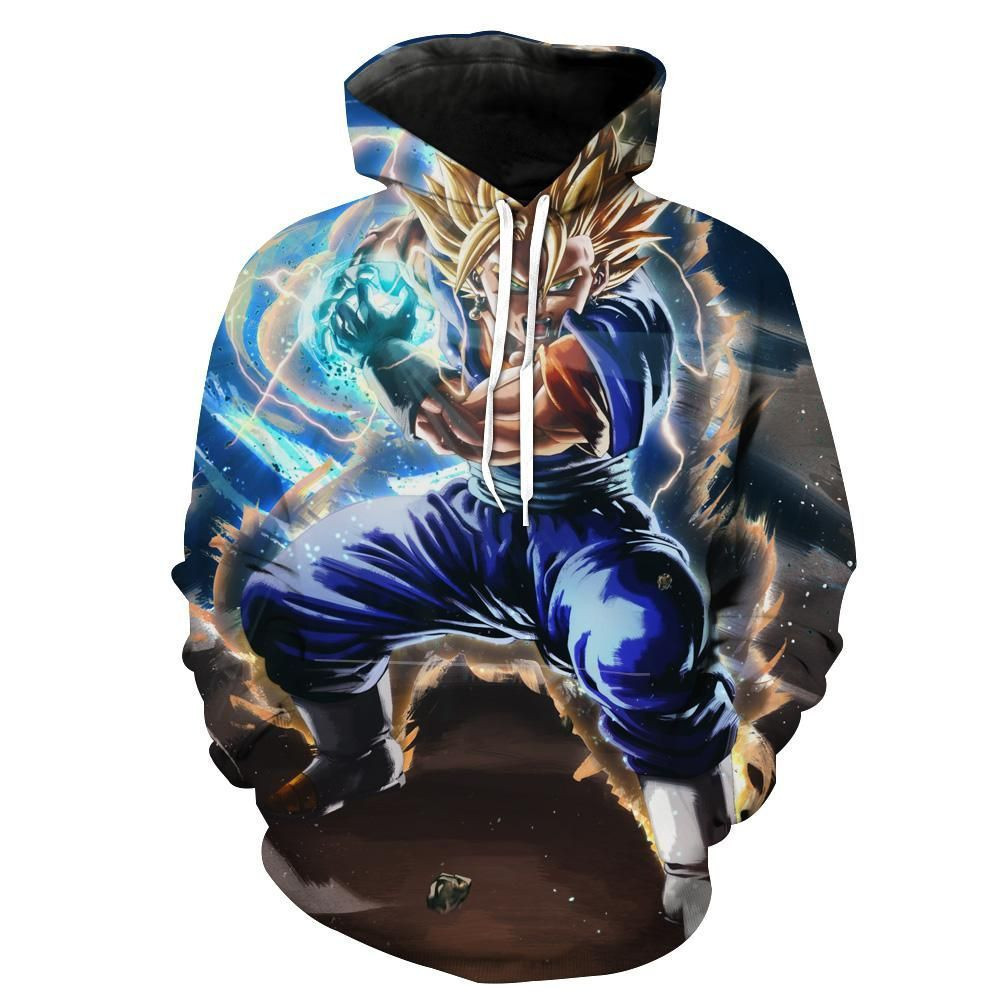 Super Saiyan Vegito 3D All Over Print Hoodie & Zip Hoodie