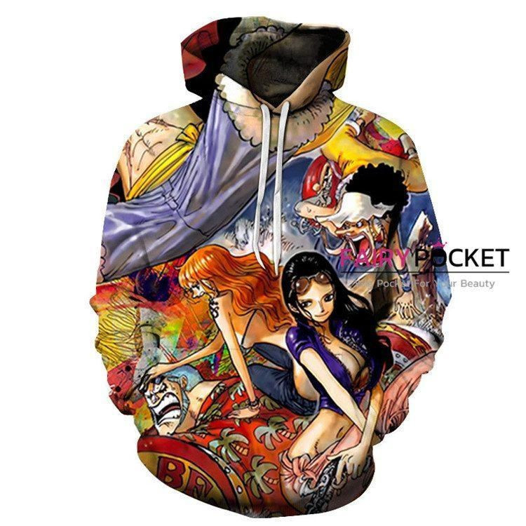 One Piece All in One 3D All Over Print Hoodie & Zip Hoodie