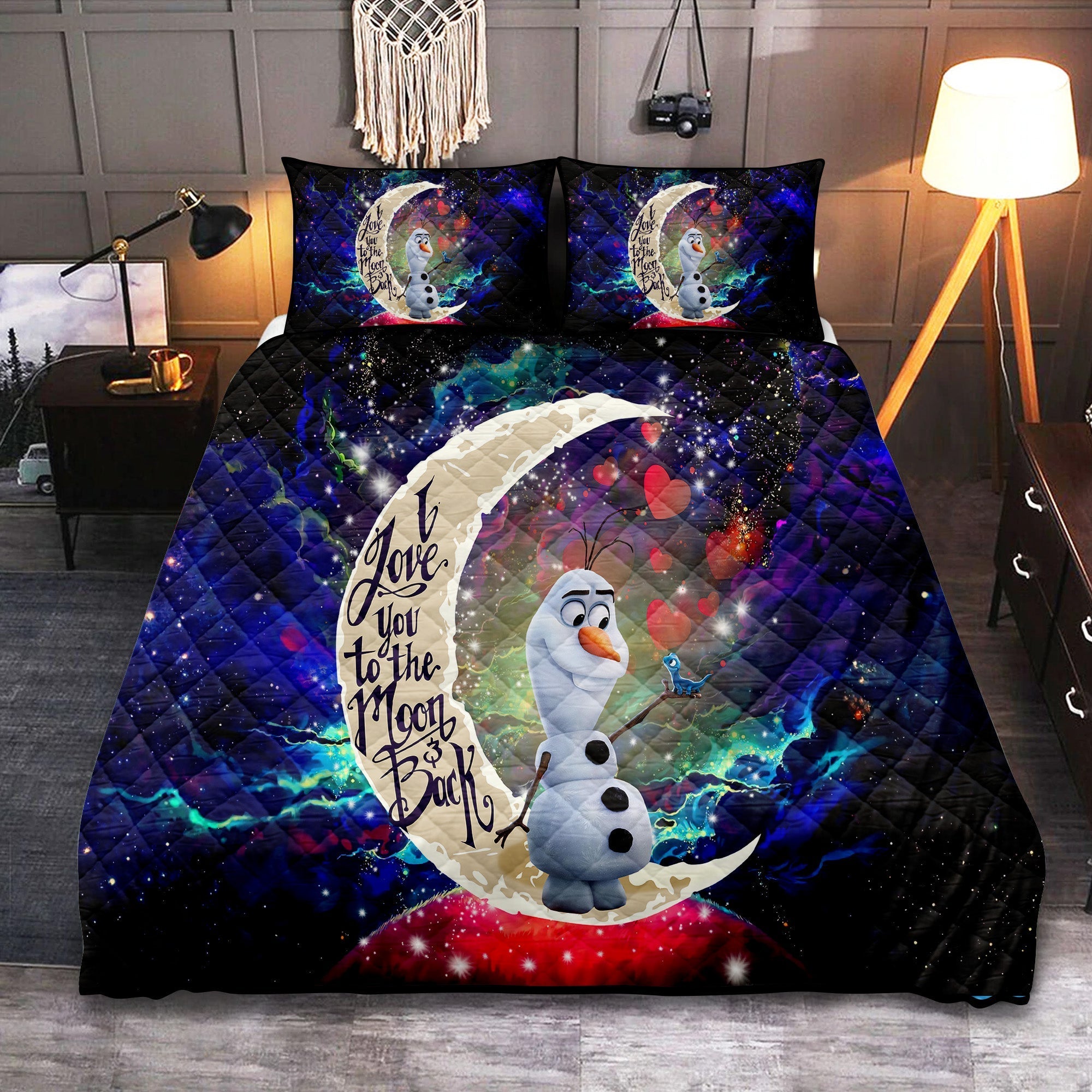Frozen Bedding Set Olaf Frozen Love You To The Moon Duvet Covers
