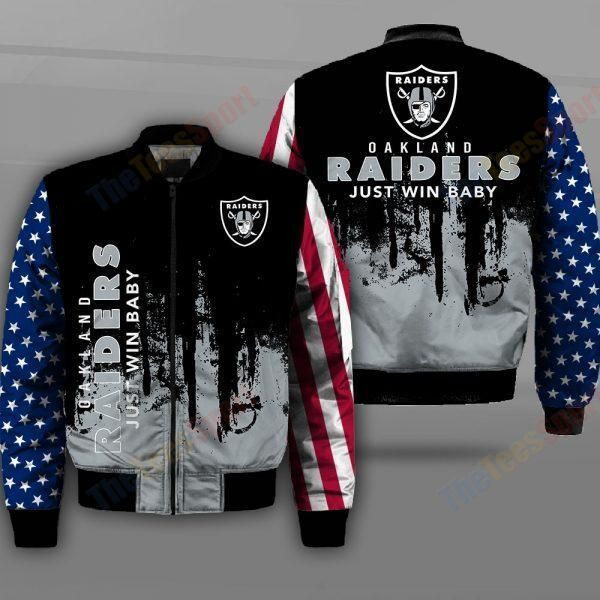 Las Vegas Raiders Bomber Jacket 42