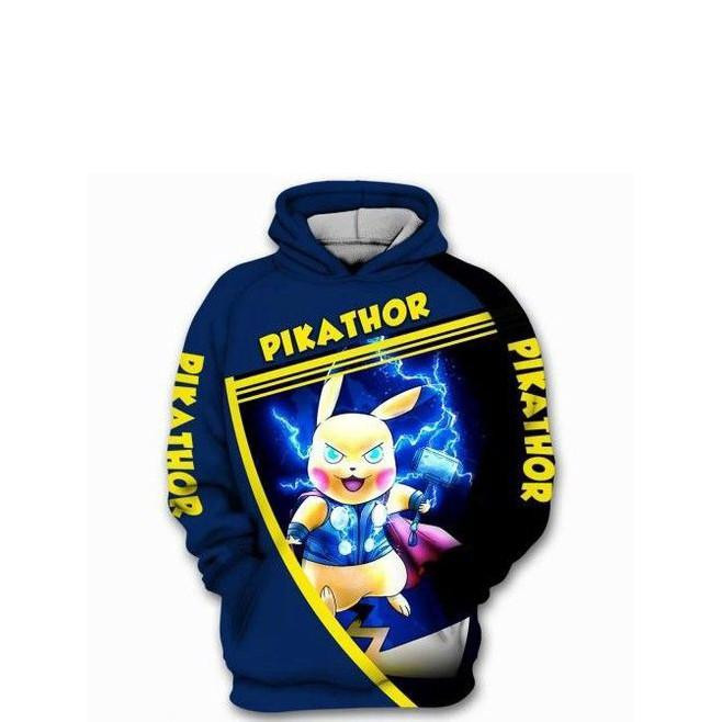 Pikachu Thor Pokemon Pikathor Aop Hoodie